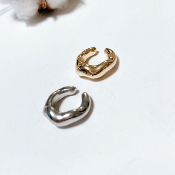 Minimalist cuff earrings N316 - Picture 3 of 4